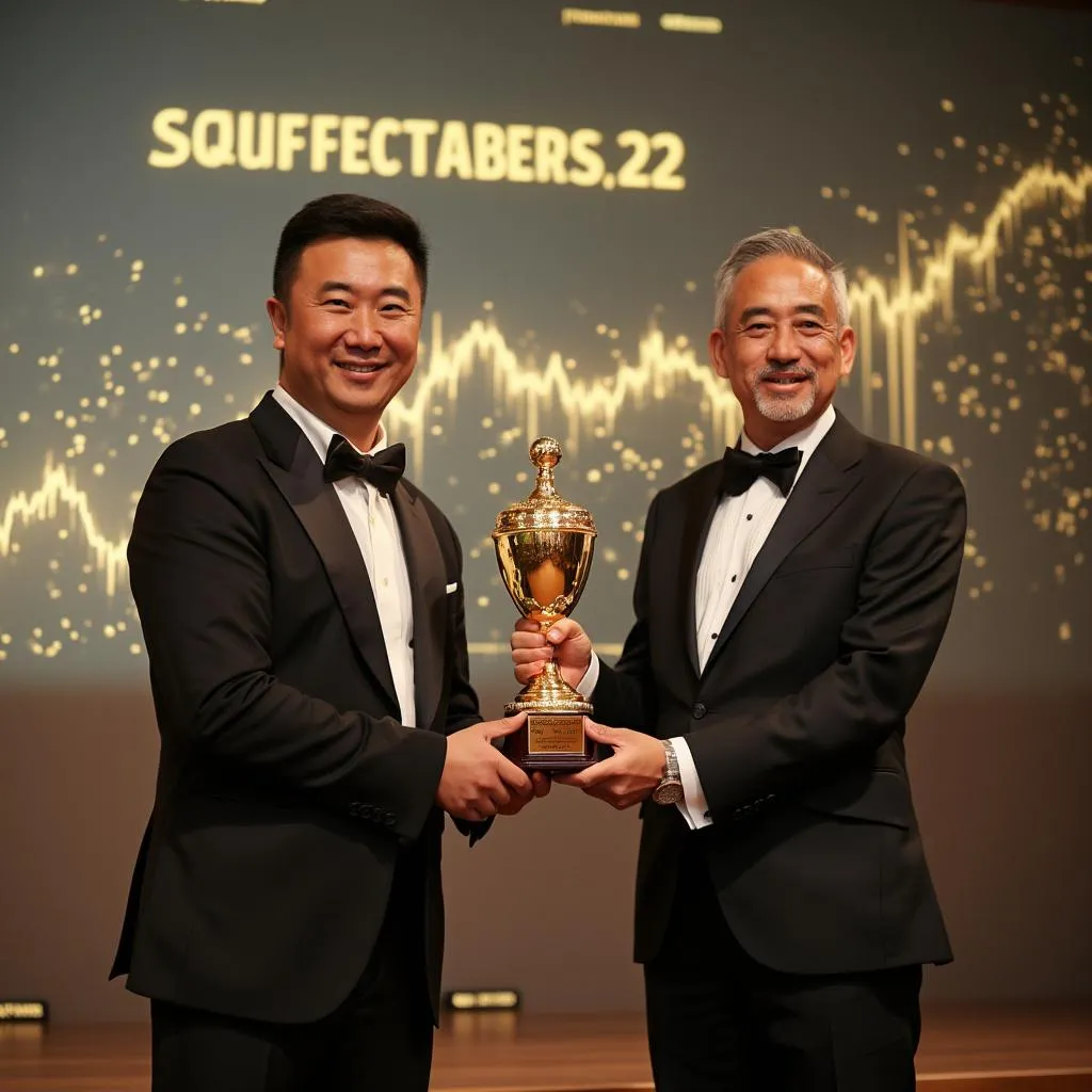 Entrega del premio a la Excelencia Financiera
